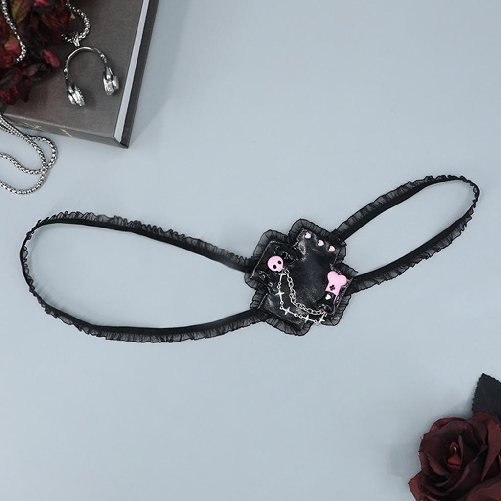 Mysterious Cross Eye Mask In Lolita Gothic Design Gothic Cross Eye Mask StandOut At Cosplay Parties & Costume Event