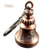 ELENS Antique Dragon Phoenix Bell Pendant Keychain Key Holder Ring Bag Ornaments Gift