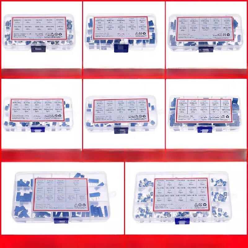 3296W Multi-Turn Trimmer Potentiometer Assortment Kit