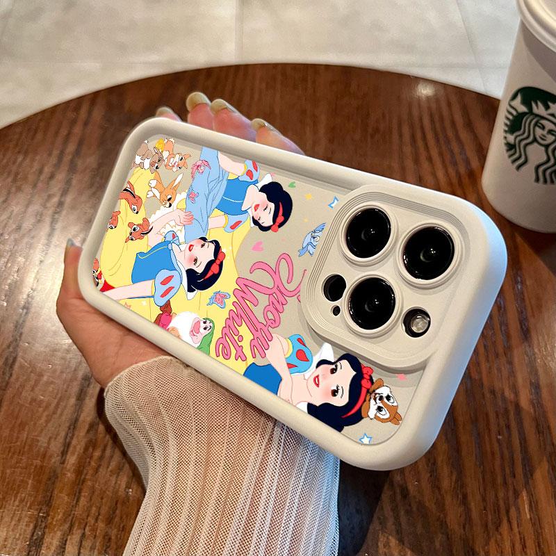 Princess Mermaid Silicon Case For Apple iPhone 17E 15 16 14 13 12 11 17 Pro Max 17 Air 16 Plus 16E Phone Protective Cover