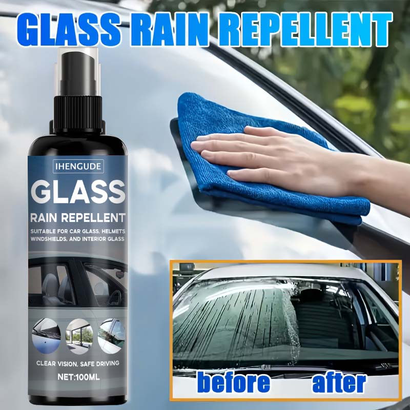 Waterproof Cleaning 100ml Car Window Cleaner Eco-Friendly Anti-Fog Car Windshield Hydrophobic Coating Spray Effective Measures