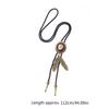 Country Style Bolo Tie Feathe Cowboy Jazz Hat Necktie Necklace Costume Accessory