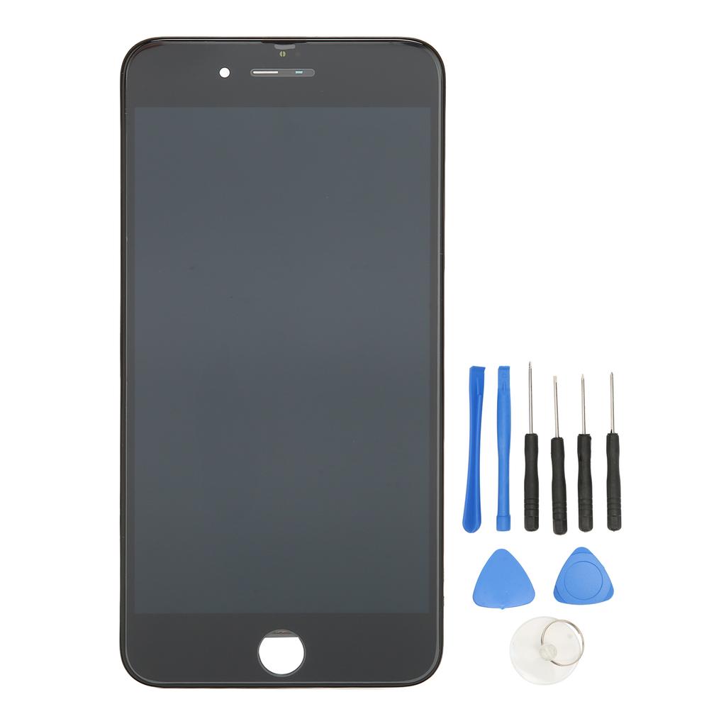 Black Phone Organic Light Emitting Diode Display Screen Replacement with Tools for IPhone 8p