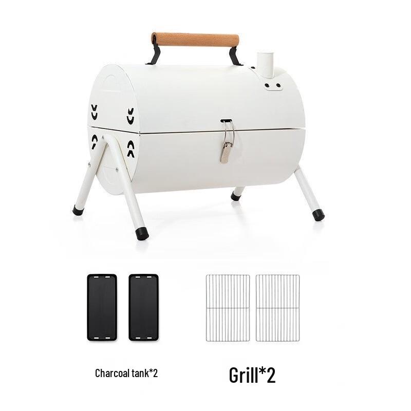 Lilang Outdoor Double-Sided Portable Chimney Grill