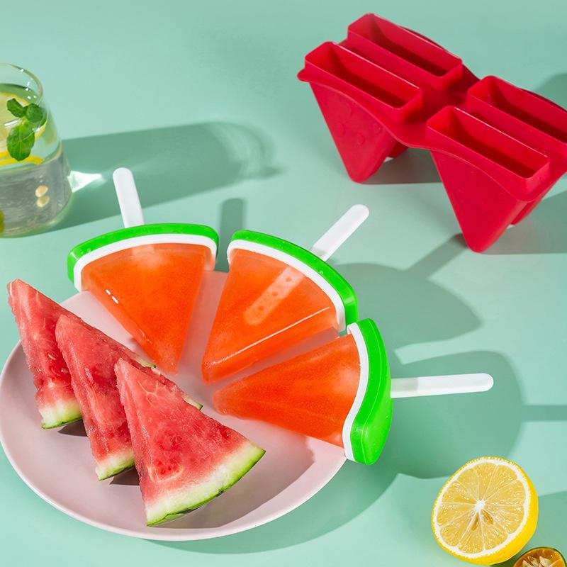 2021 Watermelon Popsicle & Ice Cream Mold with Lid – One-Piece DIY Mold