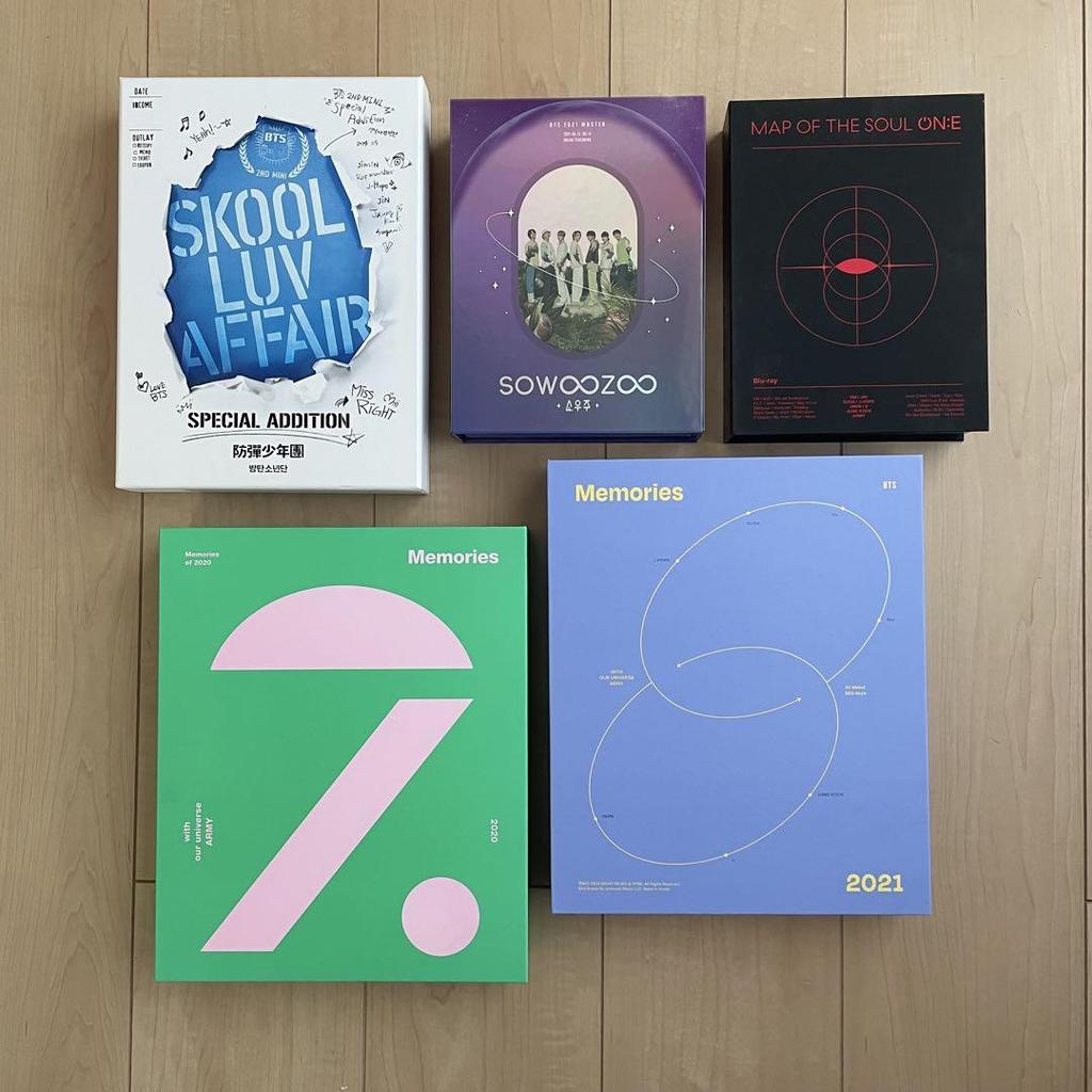 [USED] BTS bulk sale with trading cards, memories album, sowoozoo