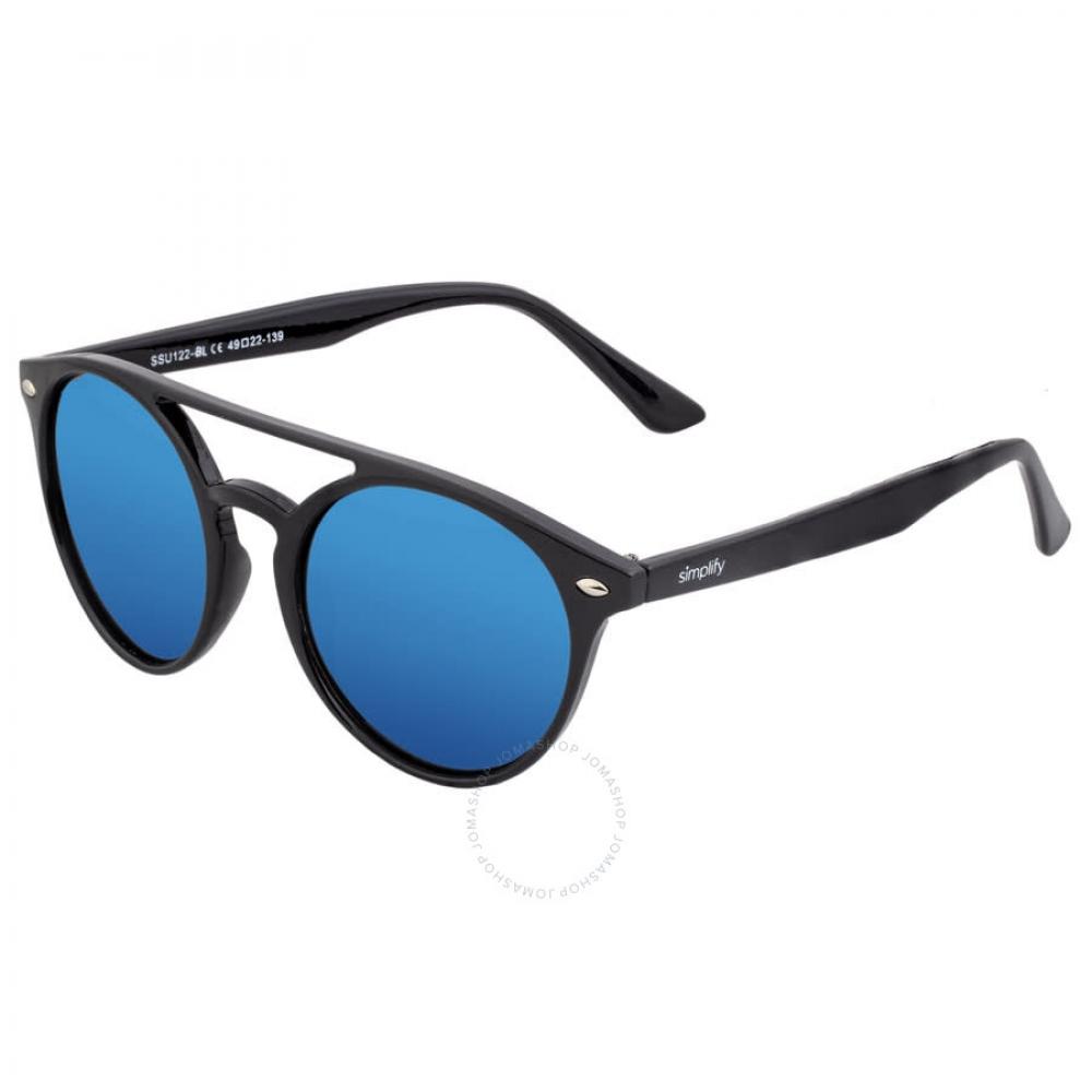 Simplify Unisex Black Cat Eye Sunglasses Ssu122 Bl