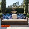 2D Starry Night Sky Pillow Covers For Decor Pattern Cushion Cover Suitable For Sofa Bedroom Car Pillow Cover