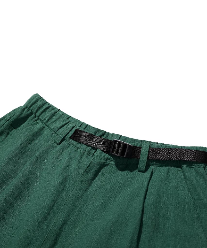BROWNBREATH Tag Easy Short Pants - Blue Green