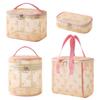Large Capacity Mesh Cosmetic Bags INS Toiletries Storage Pouch Simple Visible Wash Handbag  Camping