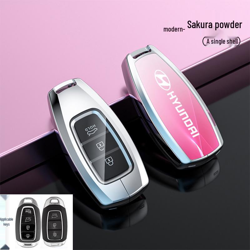 Hyundai Tucson Palisade IONIQ Nexo L Key Case Snap Button Shell