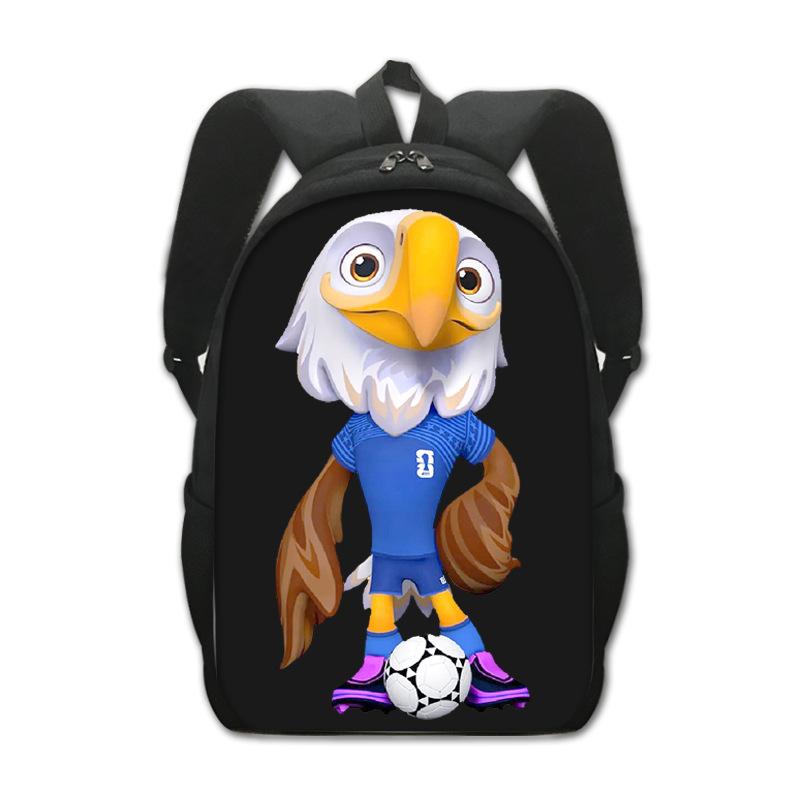 Mochila Escolar para Estudiante Adolescente Chica Chico Mochila para Libros Us Canadá México Mochila Mundial 2026 Mochila Estampada Copa Mundial de la FIFA Mochila para Aficionado al Fútbol