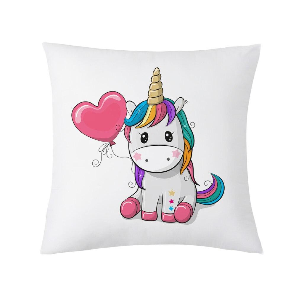 unicorn throw pillow