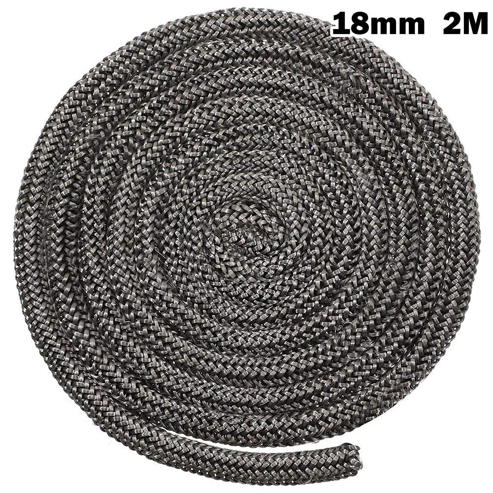 

Stove Fiberglass Rope Seal Fireplace Gasket Cord Seal Rope Pipe Sealing Cord Log Burner Door Parts Home Improvement 2meter