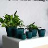 Vertical Pattern Thickened Pot, Potted Plant, Non Ceramic Pot, Balcony Small Flowerpot