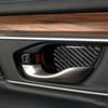 4X Door Inner Handle Panel Trim Cover Carbon Fiber For Honda CR-V CRV 2007-2011
