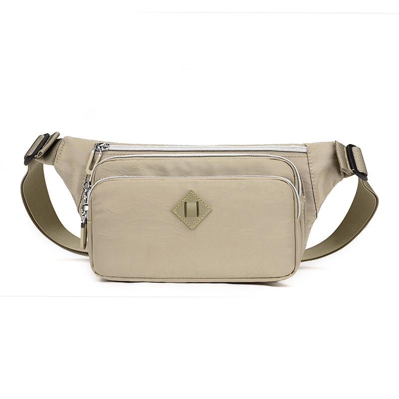 Women's New Fanny Pack Outdoor Leisure Sports Breast Bag Fashionable and Simple Portable Mobile Phone Bag