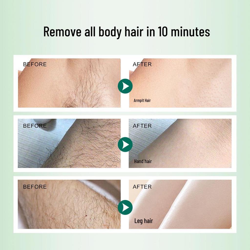 Yalifu 2-in-1 Gentle Hair Removal Gel: Soothes Skin, Shrinks Pores, No Black Spots