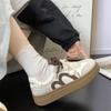 New Product Hot Sale Autumn New Retro Platform Versatile Sports and Leisure Board Shoes 5413