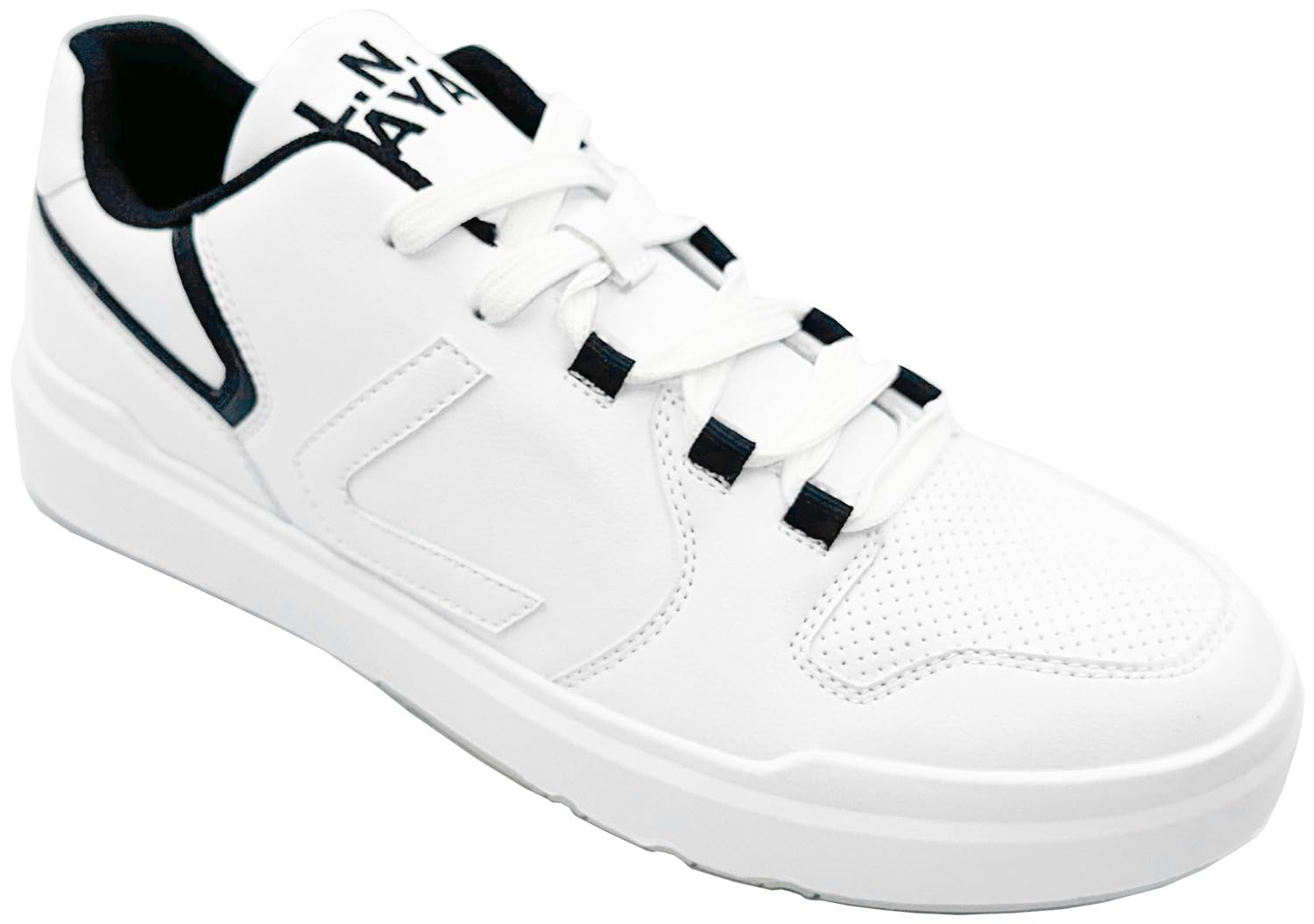 

LEZAX L.N.JAYA Men s Spikeless Golf Shoes, White, Size 26.5cm, LNSH-5101