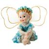 4 sztuk/zestaw Fairy Garden kwiat do składania anioły Ornament miniaturowy wystrój figurki z żywicy