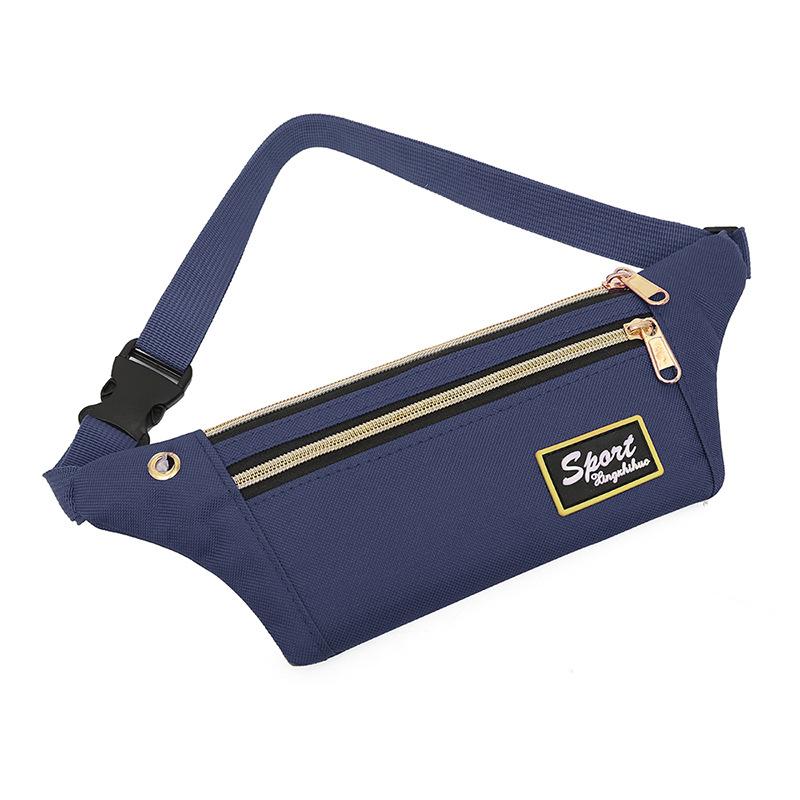 New Style, Men's Waist Bag, Waterproof Fabric, Sports Waist Bag, Women's, Casual and Fashionable, Large Capacity, Storage Waist Bag