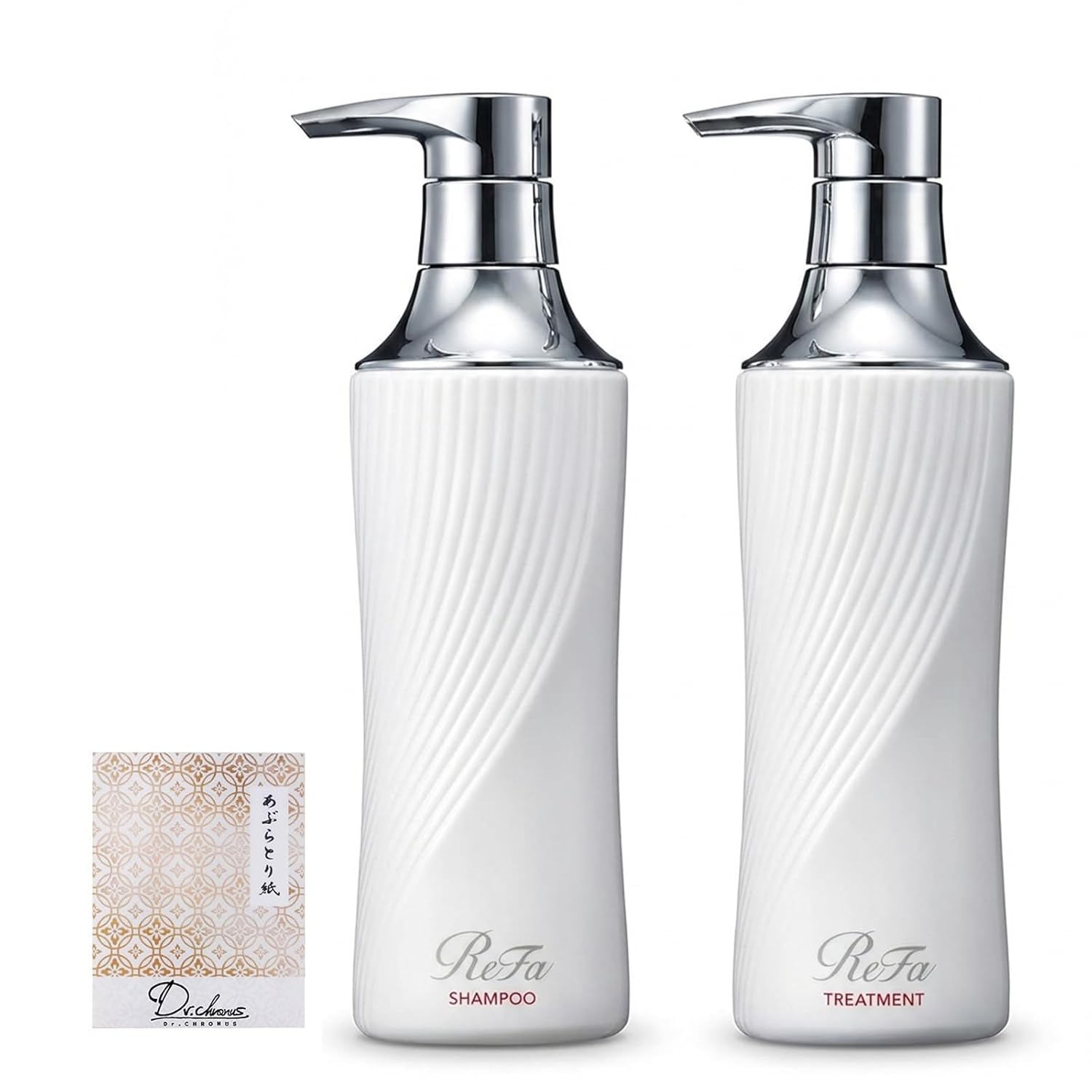 

Refa Beautec Shampoo Treatment Set 500g each Original oil blotting paper included Dr. Chronus