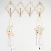 Jetec 2 Pcs Earring Wall Holder Wall Mounted Organizer Hanging Stand Decorative Diamond Grid Shape Jewelry Display Rack with Hanging Hooks for