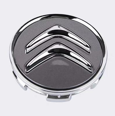 Radnabenkappen für Autos (4 Stück, 60MM, Schwarze Legierung): Radnabenkappen-Ersatzabdeckungen Maßgeschneidert für C1/C3/C4/DS3 & Die meisten Modelle