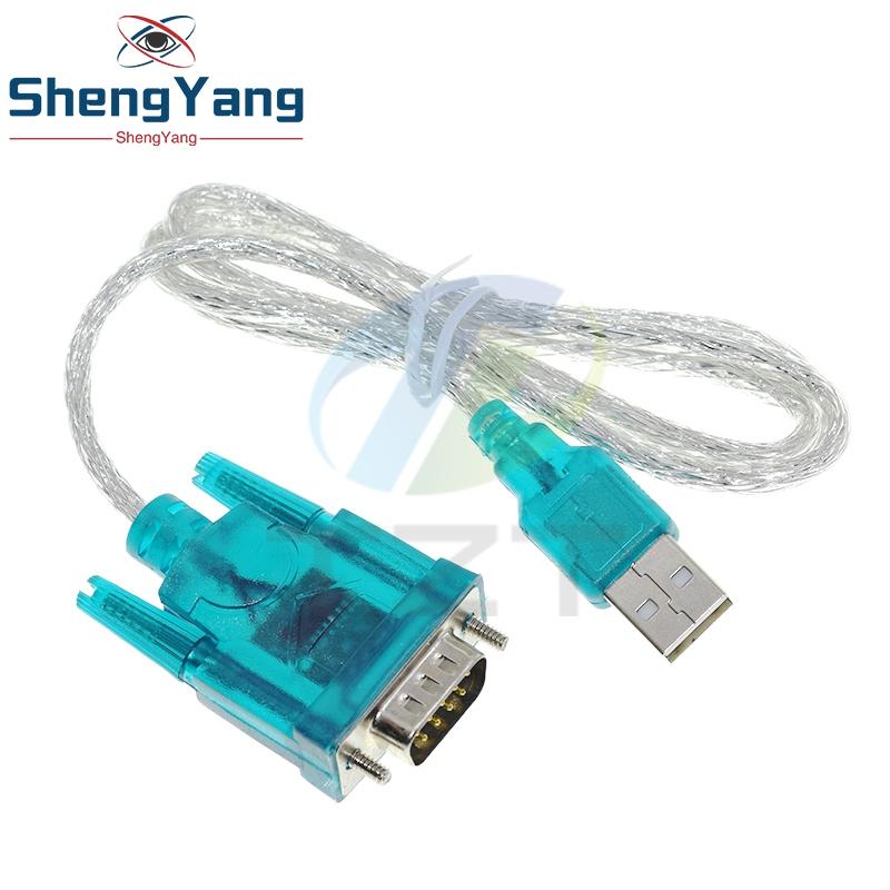 TZT 1/2/5PCS HL-340 New USB to RS232 COM Port Serial PDA FT232 9 pin DB9 Adapter support WIN7 Compatible CH340