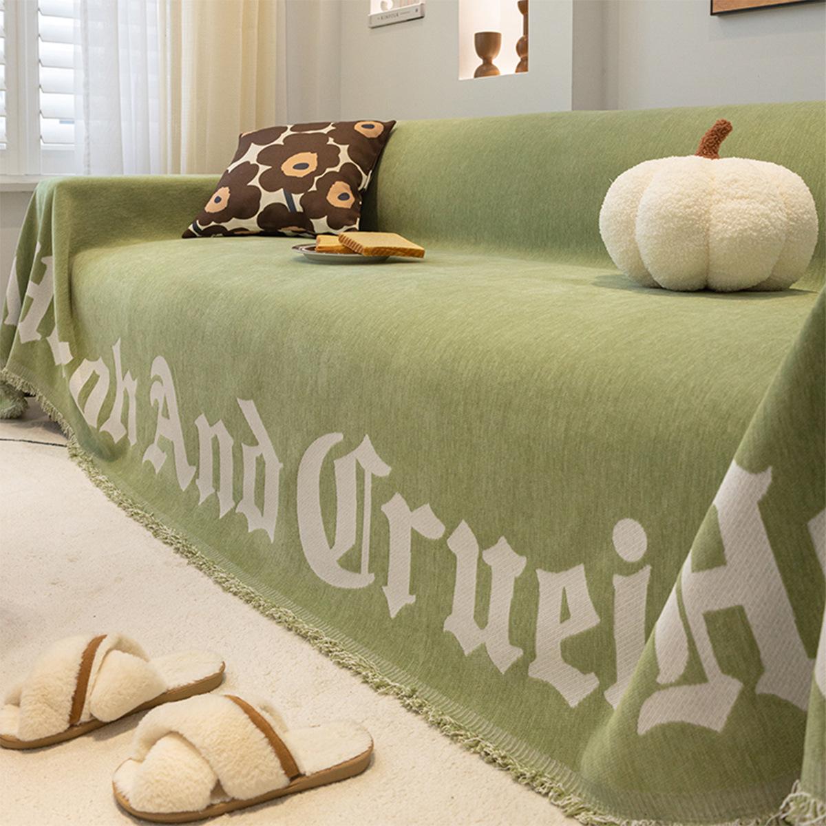 

Чехол для дивана из синели, универсальный чехол, высококачественный универсальный чехол для дивана Four Seasons, полотенце, комплексная нескользящая цельная подушка для дивана 180*130cm