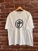 T-shirt Vintage con Stampa Logo Jean Charles de Castelbajac L Bianca Unisex