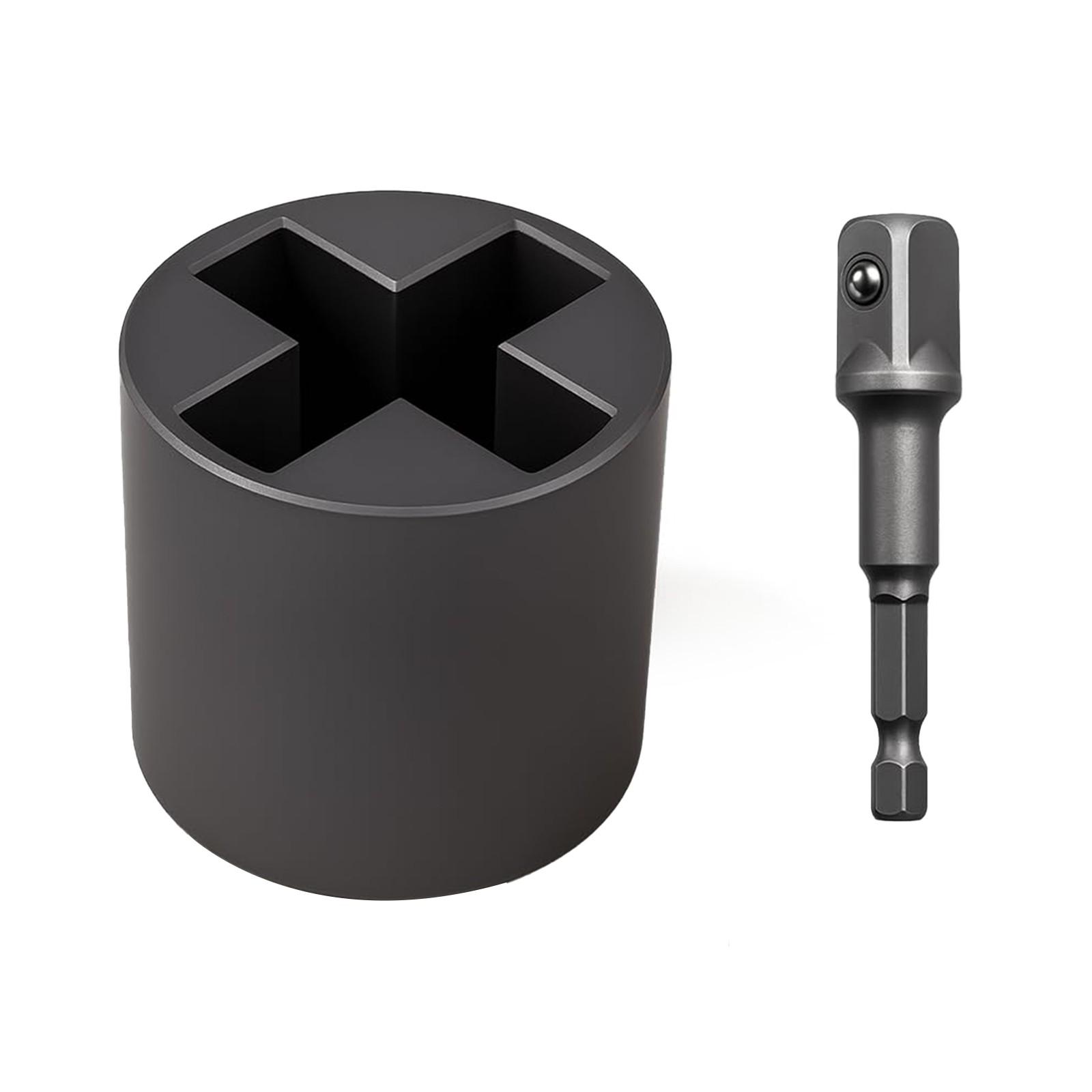 

Гнездо для домкрата, совместимое с электрическим, легкий инструмент для бытового использования, вспомогательная разборка для установки в автомобиль One Size чёрный