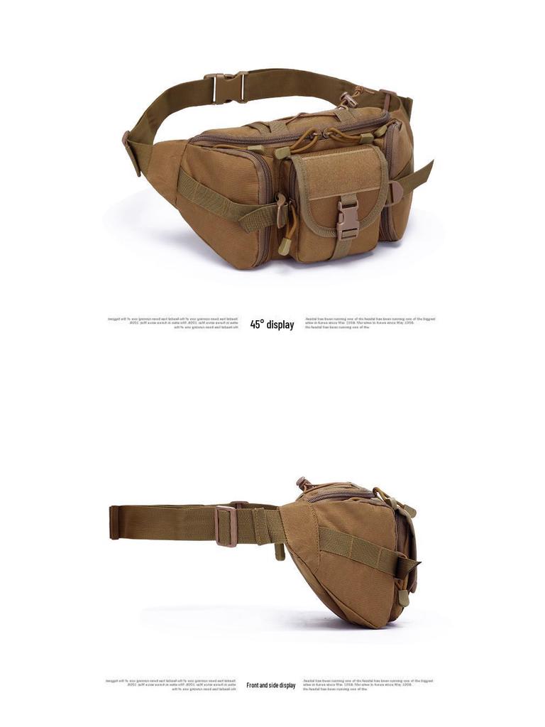 Large Waterproof Tactical Waist Bag: Multifunctional, Wear-Resistant for Outdoor Sports, Cycling, Hiking