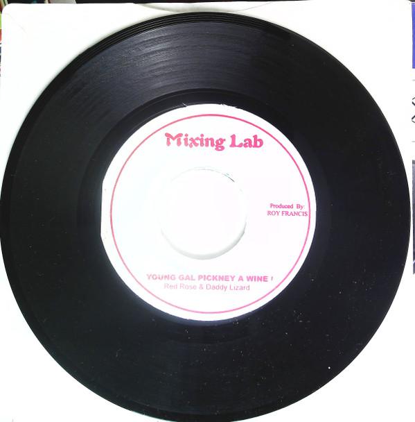 

7inch Record ANTHONY RED ROSE, DADDY LIZARD - Young Gal Pickney A Wine NONE Mixing Lab Jamaica Reggae, Ska & Dub Used