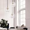 Modern Minimalist Jellyfish Glass Pendant Light Living Room Dining Room Kitchen Bedside Hanging Chandeliers Lighting Fixtures