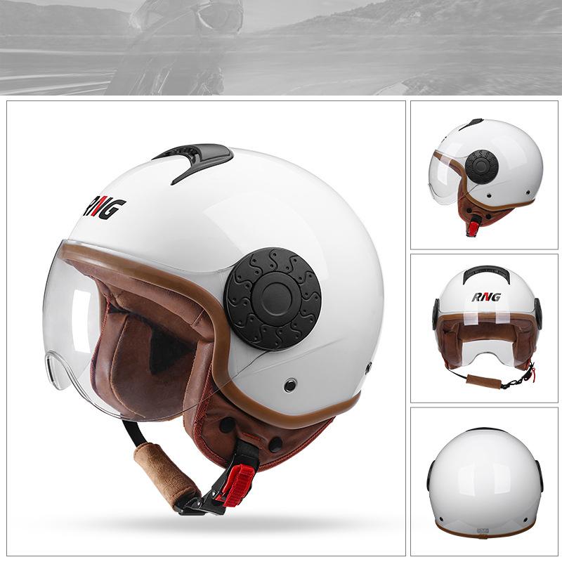 

750 Ретро Шлем Мотоциклетный Шлем Мотоциклетный Универсальный Шлем Электромобиля Шлем Для Езды XL