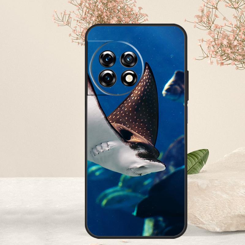 

Animal Manta Ray Case For OnePlus 15 13 12 11 13T 13R 15R 10R 10T 8T 9 10 Pro Nord 5 CE 4 3 Lite N20 N30 Cover OnePlus Nord CE3Lite