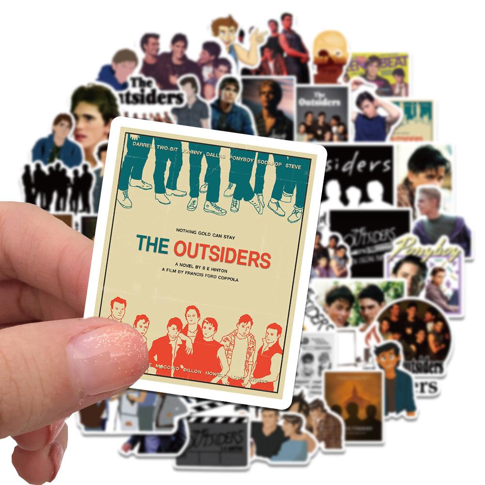 TV Series The Outsiders Stickers for Water Bottle Skateboard Refrigerator Hydro