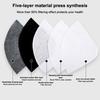 New Cycling Face Mask With Filter Goggles Dust Mask Sport Washable Reusable Facemask For Men Bandana Actived Carbon Filters