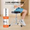 Kids Drum Set 3-Piece 14 in Beginner Drum Set for Child with Throne Black