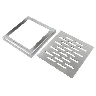 Couvercle de vidange multi-trous Couvercle de vidange en acier inoxydable Stabilité pour les zones humides Solution de drainage efficace Construction robuste