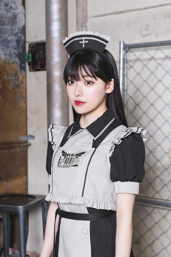 Clearstone Monocule Cosplay Halloween Nurse Costume for Women, White