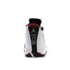 Air Jordan 14 Retro Black Toe 2024 Pánské Tenisky Bílá Varsity-Red Metalická-Stříbrná 487471-160