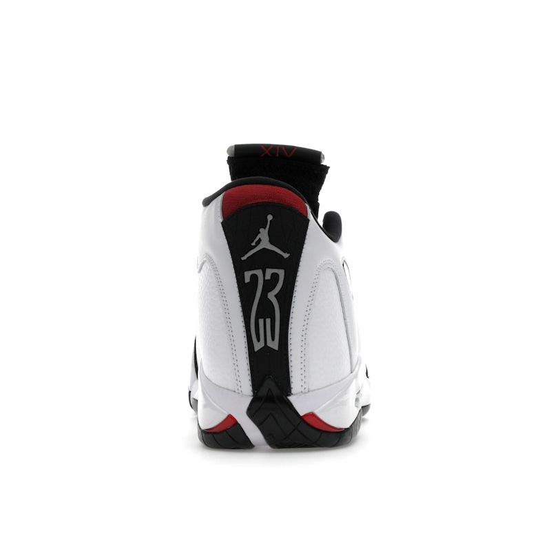Air Jordan 14 Retro Black Toe 2024 Pánské Tenisky Bílá Varsity-Red Metalická-Stříbrná 487471-160