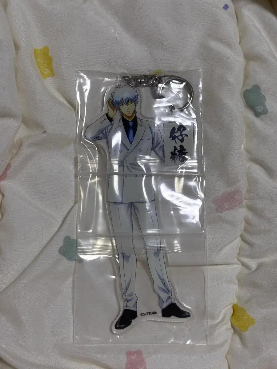 

Gintama Sakata Gintoki White Shell Acrylic Key Ring Used