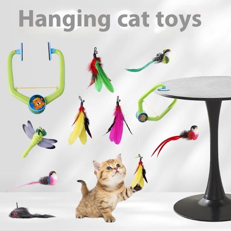 The Type Of Cat Electric Smart Hanging Door Toy Is A Self-Entertainment Entertaining And Cat-Teasing Wonder