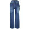 Kadın Yüksek Esnek Denim Kot Bayan Günlük Düz Pantolon Tam Boy Pantolon Pantalones de mujer