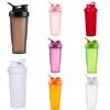 Customized Logo Pp Sports Shaker Bottle 600ml Fitness Portable Water Bottle