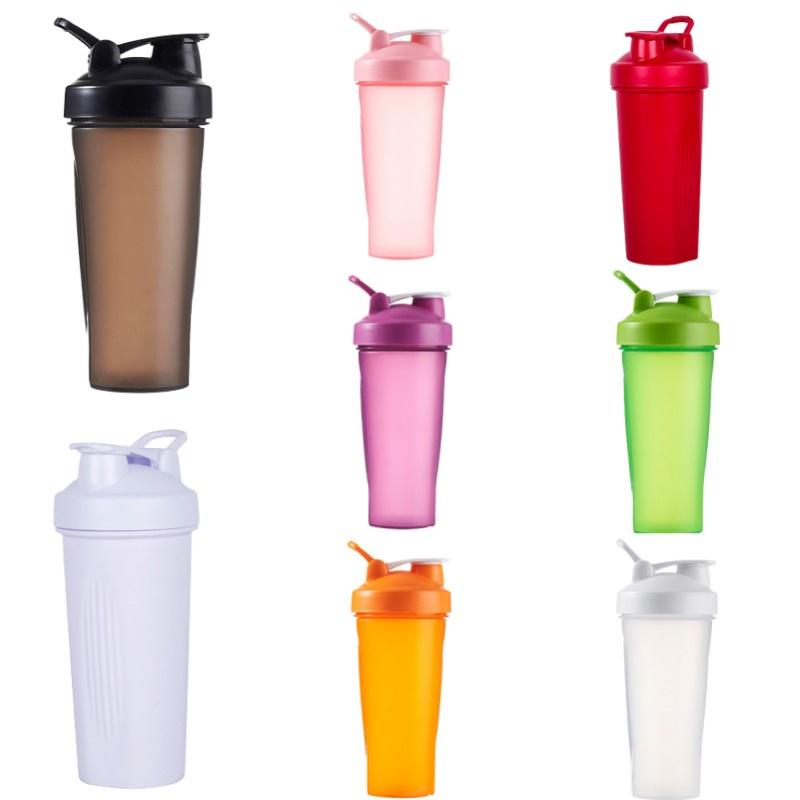 Customized Logo Pp Sports Shaker Bottle 600ml Fitness Portable Water Bottle